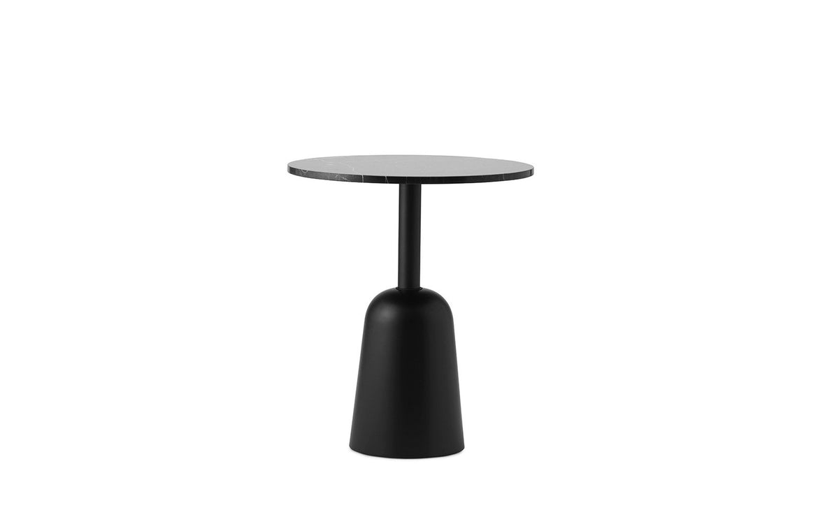 Turn Beistelltisch in Schwarzer Marmor präsentiert im Onlineshop von KAQTU Design AG. Couchtisch ist von Normann Copenhagen