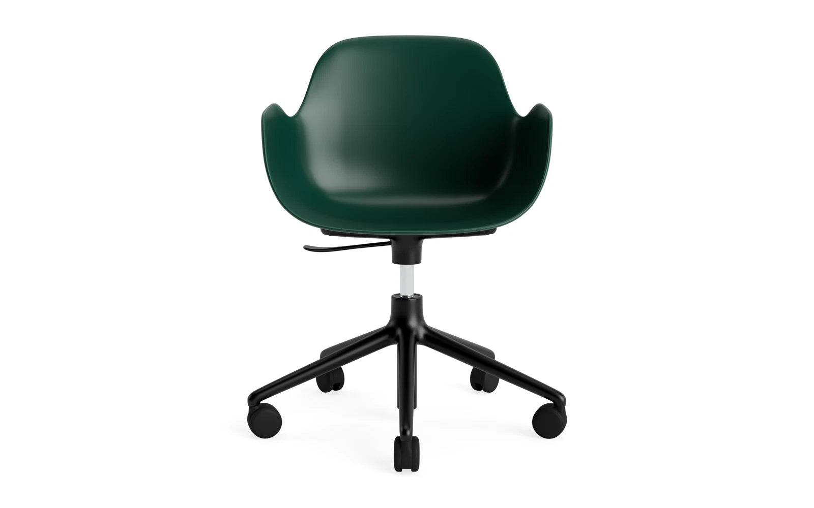 Eleganter Form Bürostuhl mit Armlehne von Normann Copenhagen: Komfortabel, zeitloses Design und perfekt für kreative Arbeitsumgebungen.