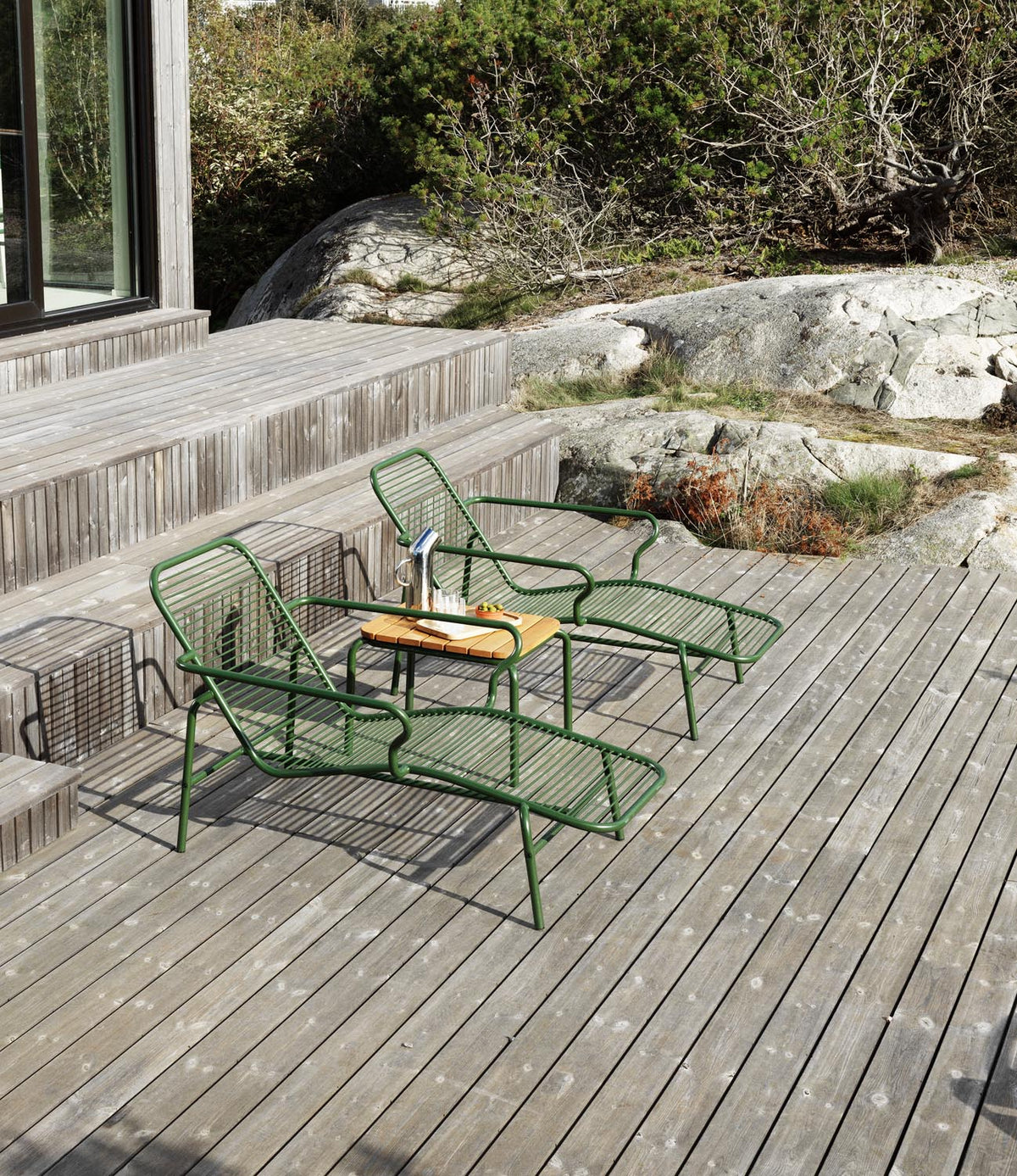 Vig Liegestuhl in präsentiert im Onlineshop von KAQTU Design AG. Liegestuhl ist von Normann Copenhagen