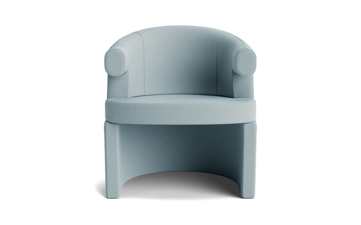 Burra Stuhl in Steelcut Trio 713 präsentiert im Onlineshop von KAQTU Design AG. Stuhl mit Armlehne ist von Normann Copenhagen