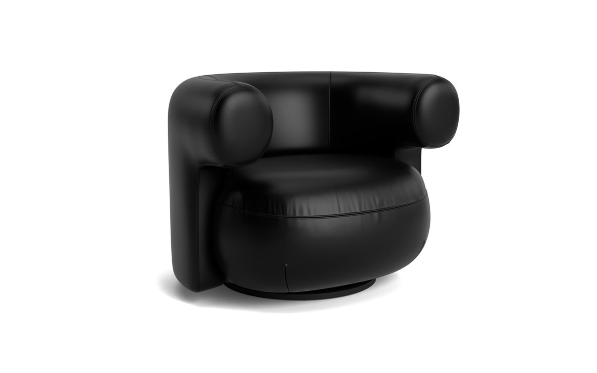 Burra Lounge-Sessel mit Rückdrehfunktion Ultra in Ultra 41599 präsentiert im Onlineshop von KAQTU Design AG. Drehsessel ist von Normann Copenhagen