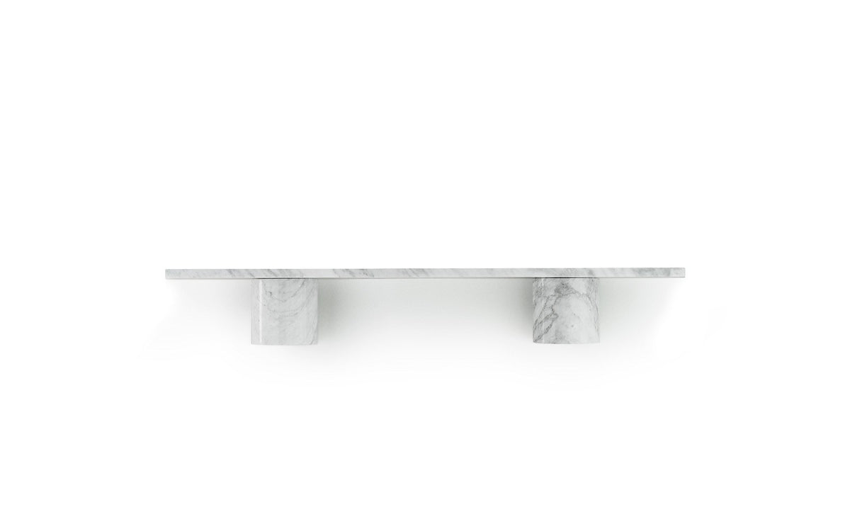 Etagère Sten 80 cm Marbre Blanc