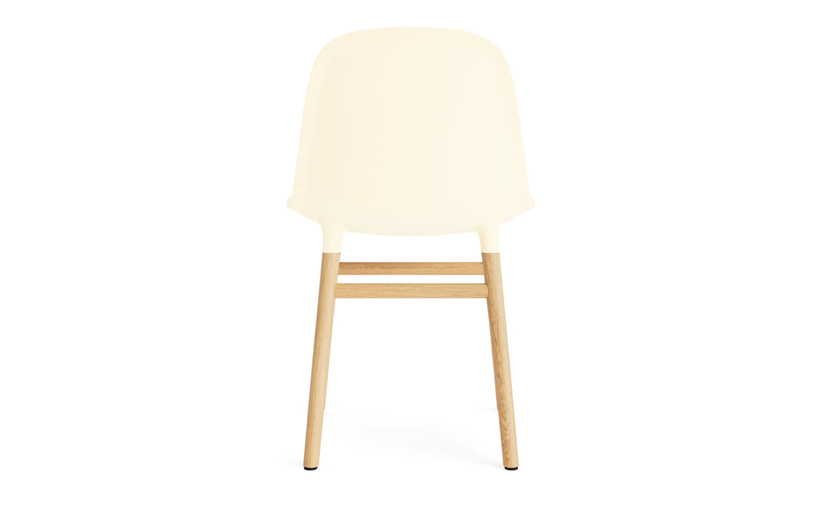 Erleben Sie den Form Stuhl Creme/Eiche von Normann Copenhagen – ein elegantes Designhighlight, das Funktionalität und Stil harmonisch verbindet.
