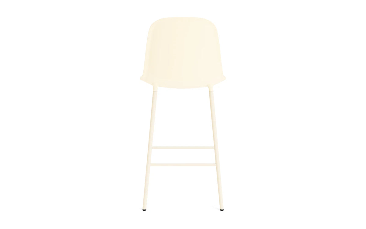 Form Barstuhl 65 cm Stahl/ Creme in Creme präsentiert im Onlineshop von KAQTU Design AG. Barstuhl ist von Normann Copenhagen