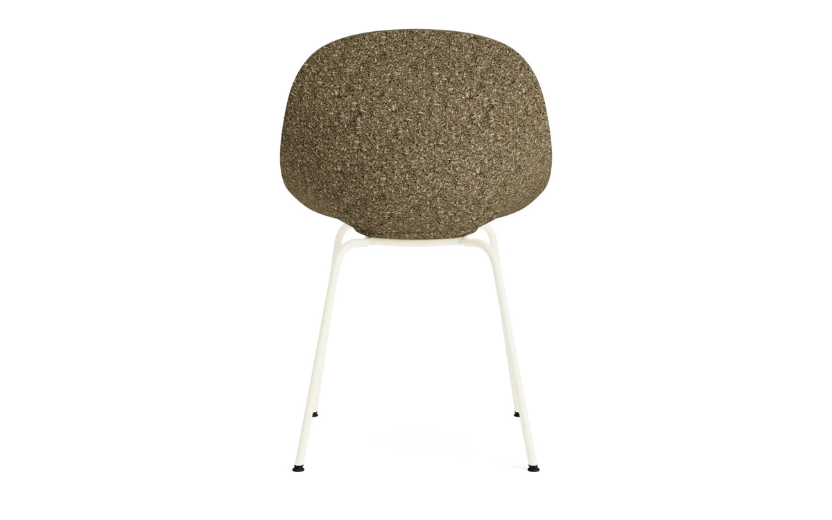 Mat Stuhl Creme stahl Seegras in Seegras präsentiert im Onlineshop von KAQTU Design AG. Stuhl ist von Normann Copenhagen