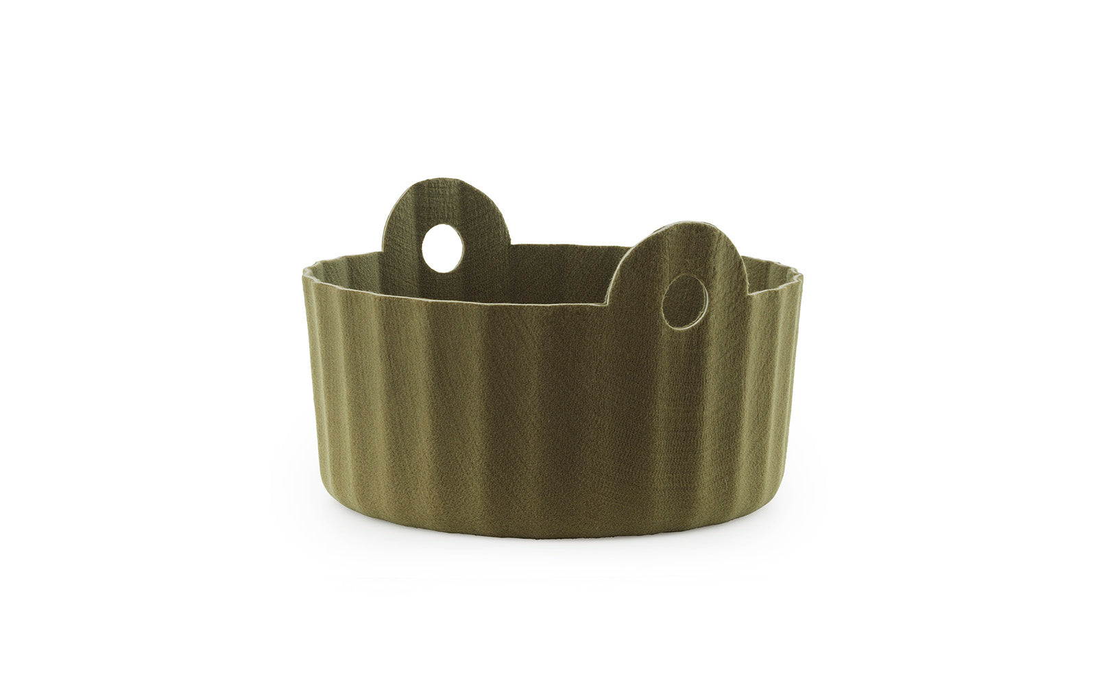 Colu Basket in Olive präsentiert im Onlineshop von KAQTU Design AG. Büromaterial ist von Normann Copenhagen