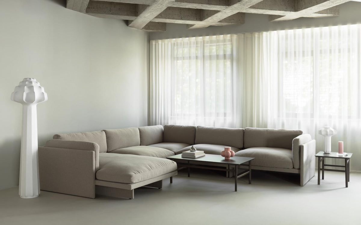 Softy Modulsofa 120 rechte Armlehne in Kvadrat Autumn präsentiert im Onlineshop von KAQTU Design AG. Modulares Sofa ist von Normann Copenhagen
