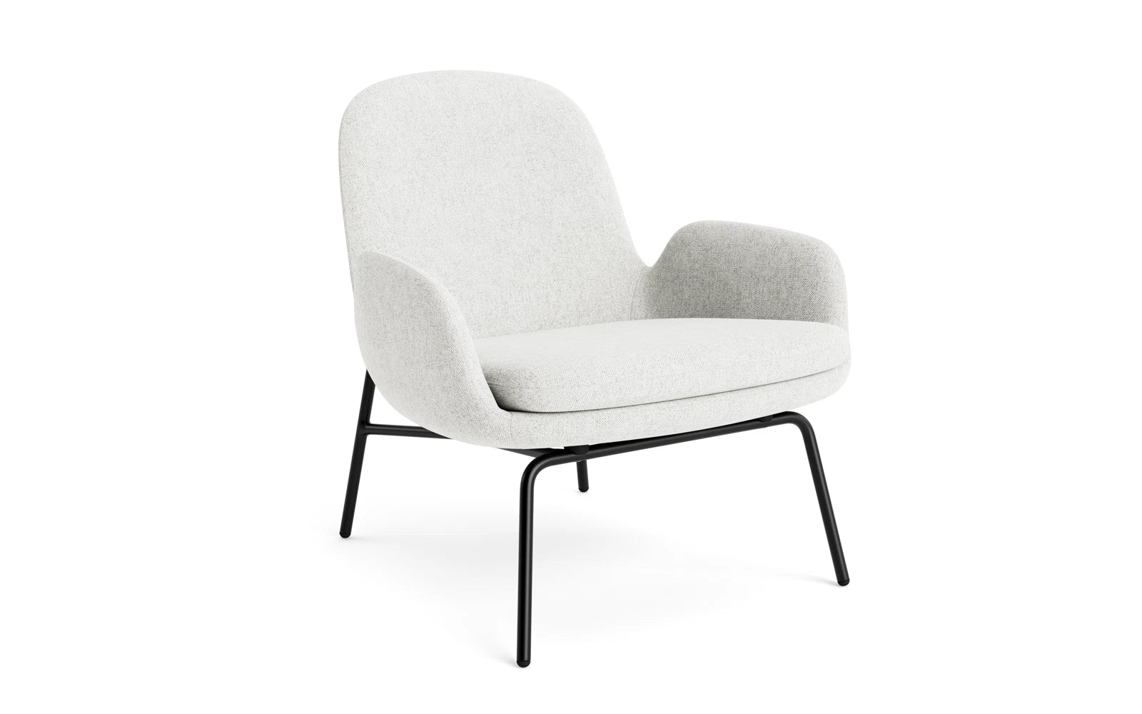 Era Lounge-Sessel niedrig schwarzer Stahl Hallingdal in Hallingdal 110 präsentiert im Onlineshop von KAQTU Design AG. Sessel ist von Normann Copenhagen