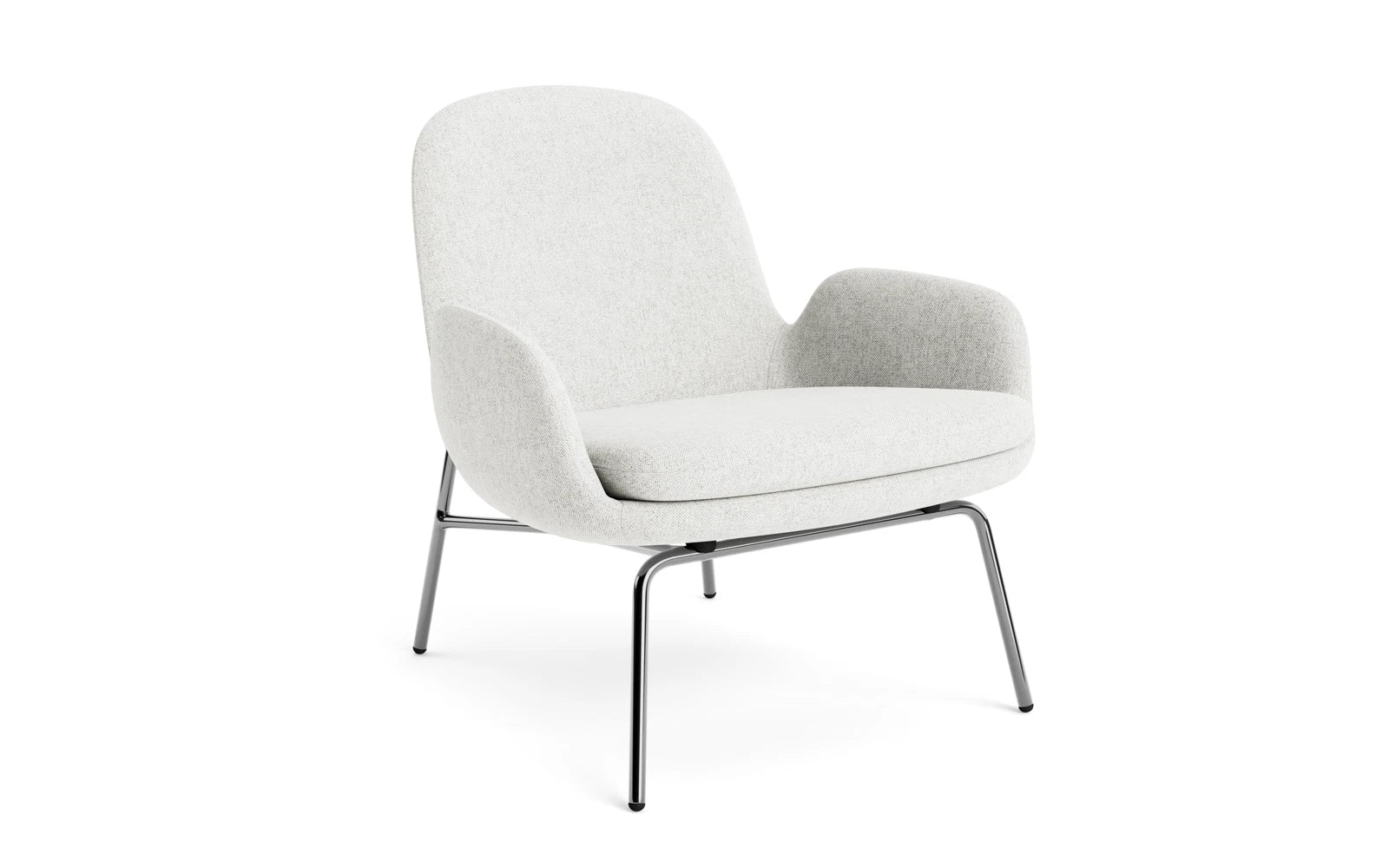 Era Lounge-Sessel niedrig Chrom Hallingdal in Hallingdal 110 präsentiert im Onlineshop von KAQTU Design AG. Sessel ist von Normann Copenhagen