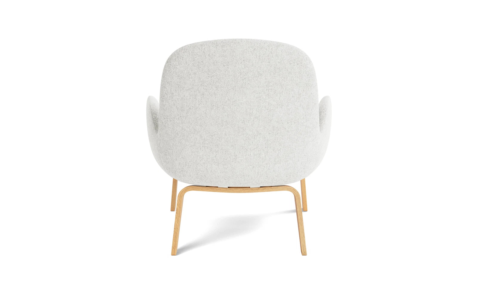 Erleben Sie den Era Lounge-Sessel niedrig Eiche Hallingdal von Normann Copenhagen – ein elegantes Möbelstück, das zeitlose Schönheit und höchsten Komfort bietet.