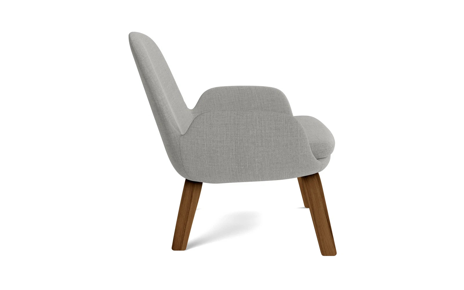 Entdecken Sie den Era Lounge-Sessel niedrig Walnuss Remix von Normann Copenhagen – ein stilvolles Möbelstück, das Komfort und zeitloses Design perfekt kombiniert.