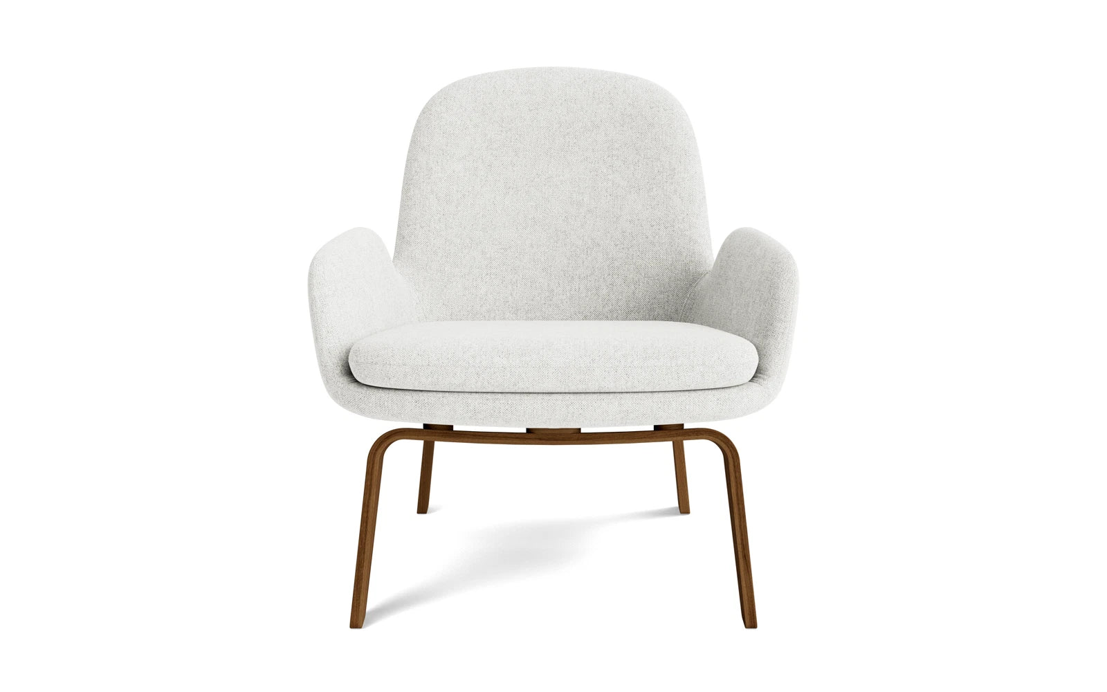 Erleben Sie den Era Lounge-Sessel niedrig in Walnuss und Hallingdal – ein stilvolles Möbelstück, das modernen Komfort und klassische Eleganz perfekt kombiniert.