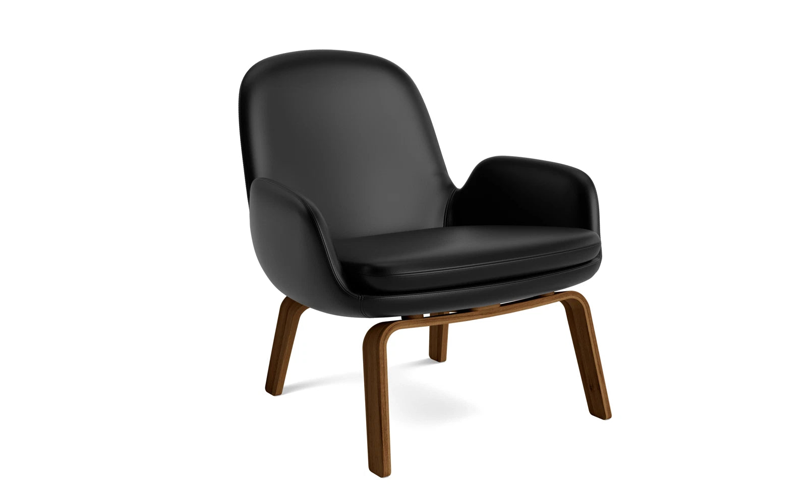 Era Lounge-Sessel niedrig Walnuss Ultra in Ultra 41599 präsentiert im Onlineshop von KAQTU Design AG. Sessel ist von Normann Copenhagen