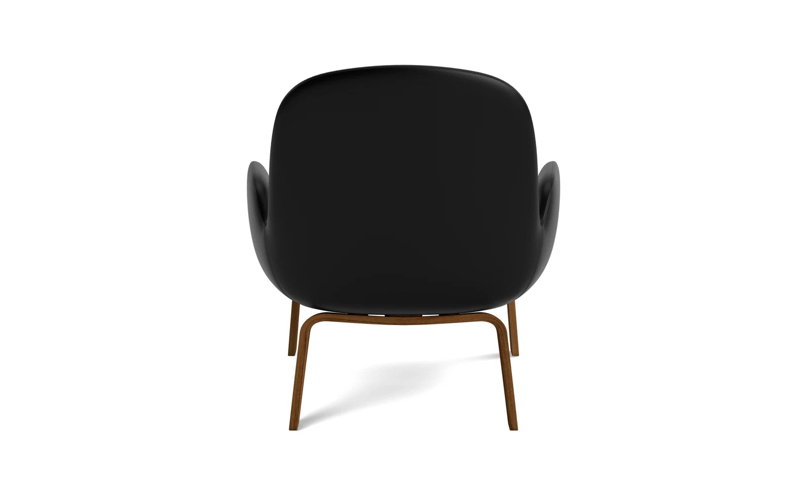 Erleben Sie den Era Lounge-Sessel niedrig Walnuss Ultra von Normann Copenhagen – ein elegantes Designstück, das Komfort und Stil harmonisch verbindet.