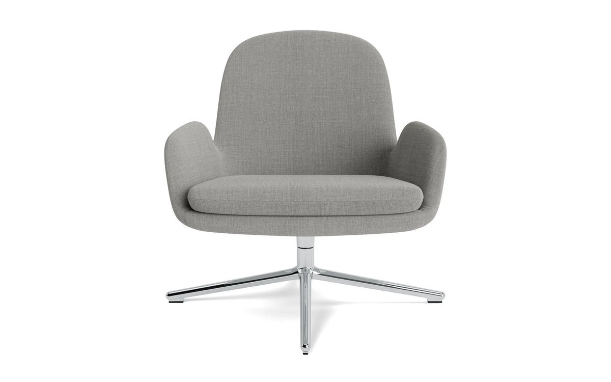 Era Lounge-Sessel niedrig mit Drehgestell Aluminium Remix in Remix 133 präsentiert im Onlineshop von KAQTU Design AG. Drehsessel ist von Normann Copenhagen