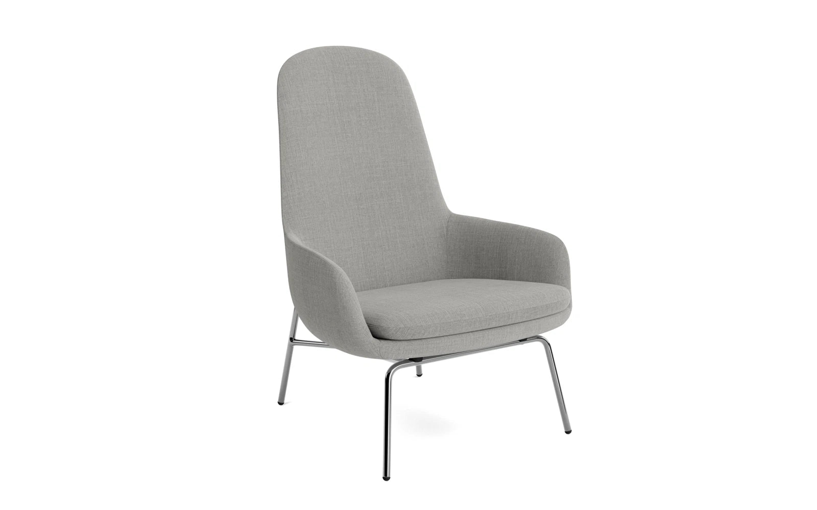 Era Lounge-Sessel hoch Chrom Remix in Remix 133 präsentiert im Onlineshop von KAQTU Design AG. Sessel ist von Normann Copenhagen