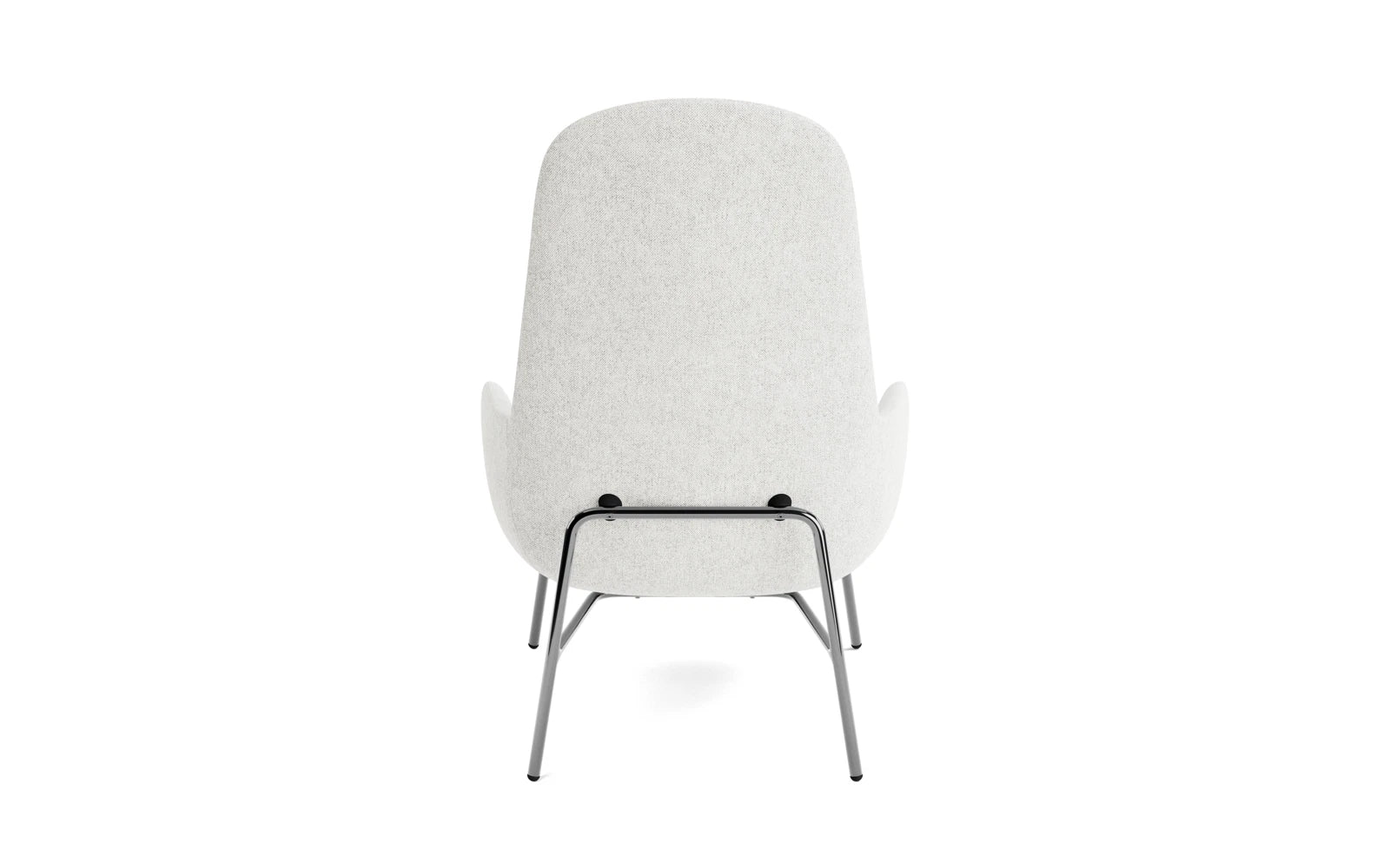 Entdecken Sie den Era Lounge-Sessel hoch Chrom Hallingdal von Normann Copenhagen – ein zeitloses Möbelstück, das Stil und Komfort vereint.