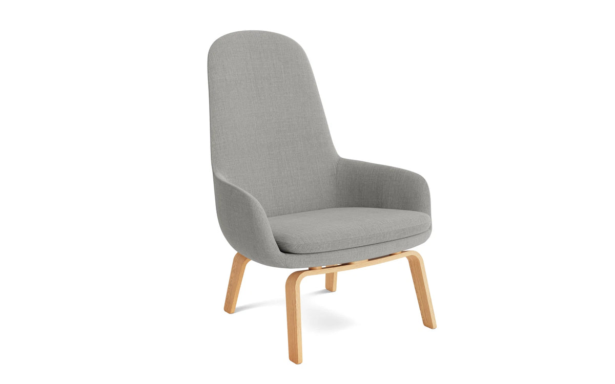Era Lounge-Sessel hoch Eiche Remix in Remix 133 präsentiert im Onlineshop von KAQTU Design AG. Sessel ist von Normann Copenhagen