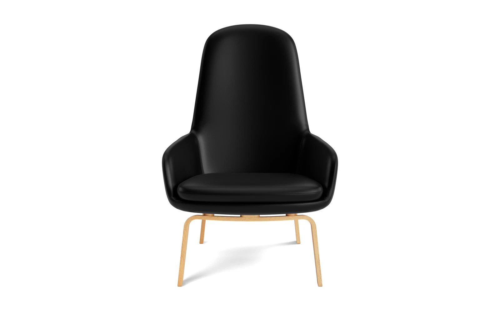 Der Era Lounge-Sessel hoch von Normann Copenhagen vereint elegantes Design und edles Eichenholz für ein luxuriöses Sitzerlebnis.