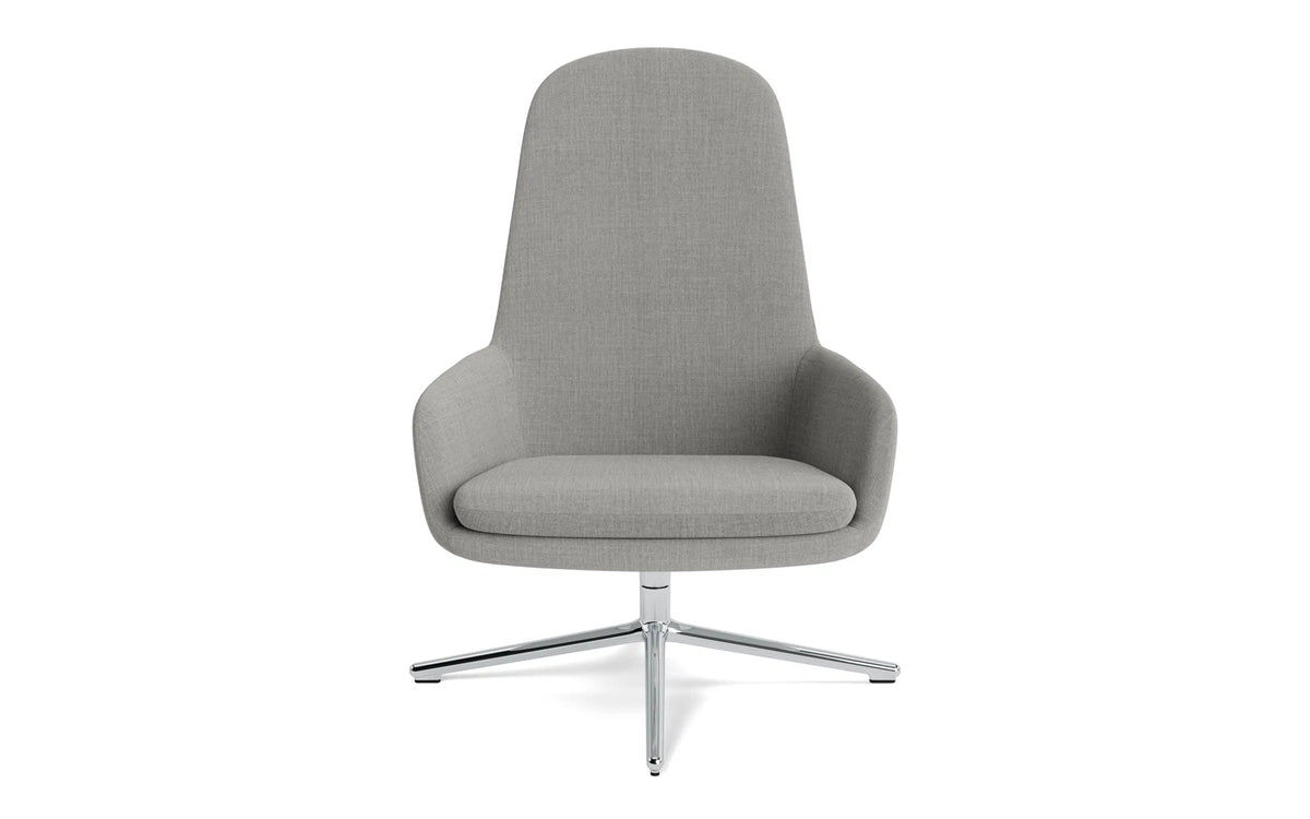 Era Lounge-Sessel hoch mit Drehgestell Aluminium Remix in Remix 133 präsentiert im Onlineshop von KAQTU Design AG. Drehsessel ist von Normann Copenhagen