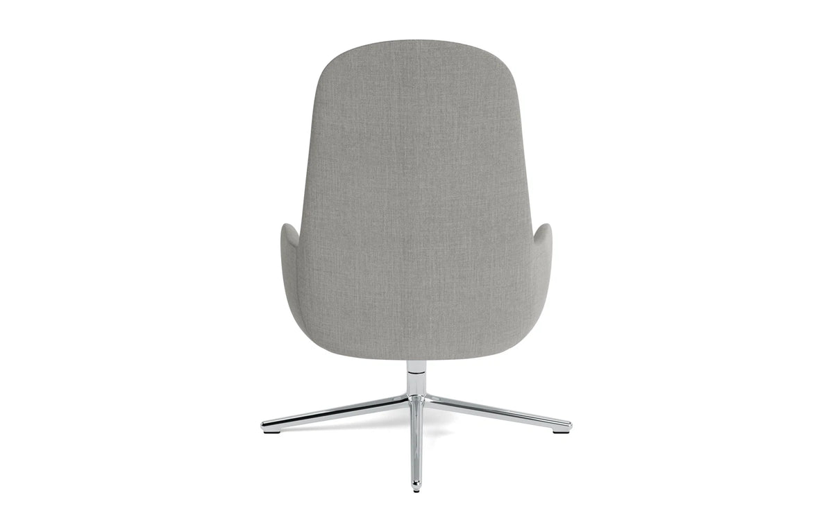 Era Lounge-Sessel hoch mit Drehgestell Aluminium Remix in Remix 133 präsentiert im Onlineshop von KAQTU Design AG. Drehsessel ist von Normann Copenhagen