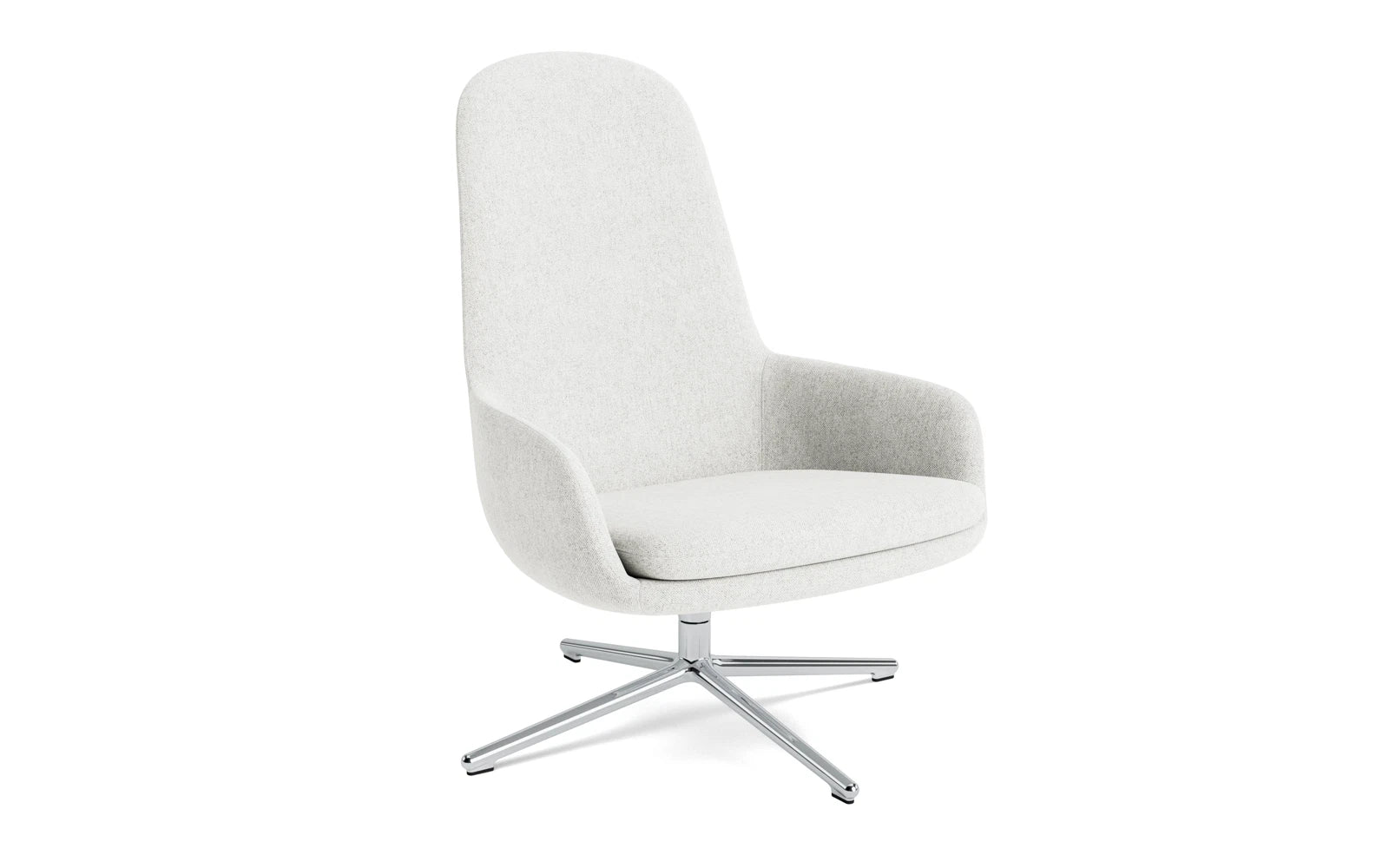 Era Lounge-Sessel hoch mit Drehgestell Aluminium Hallingdal in Hallingdal 110 präsentiert im Onlineshop von KAQTU Design AG. Sessel ist von Normann Copenhagen