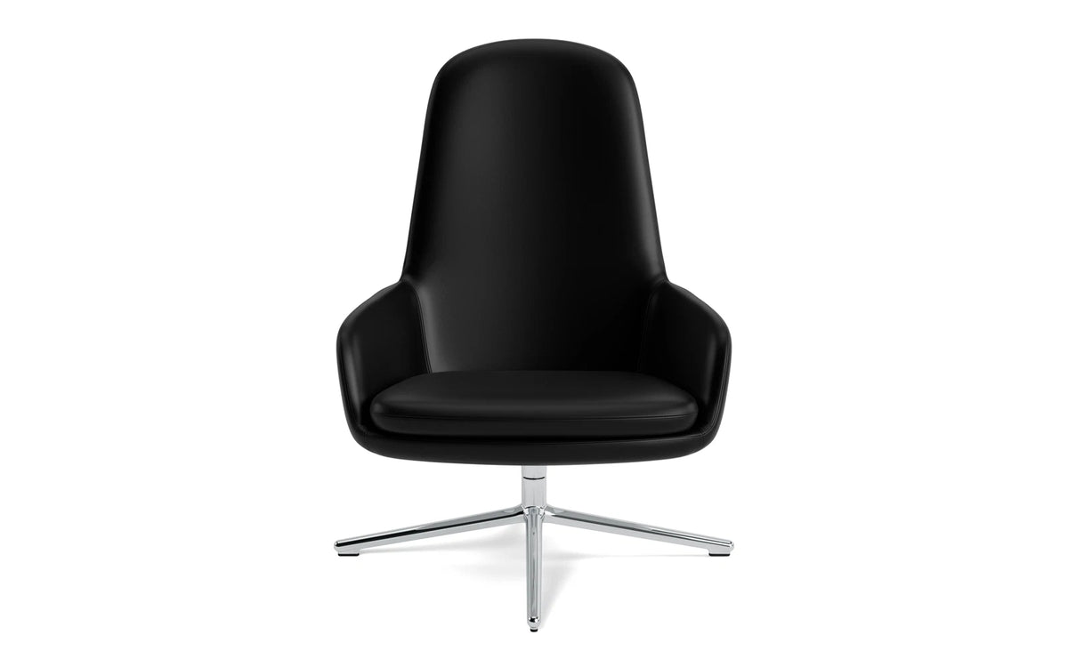Era Lounge-Sessel hoch mit Drehgestell Aluminium Ultra in Ultra 41599 präsentiert im Onlineshop von KAQTU Design AG. Drehsessel ist von Normann Copenhagen