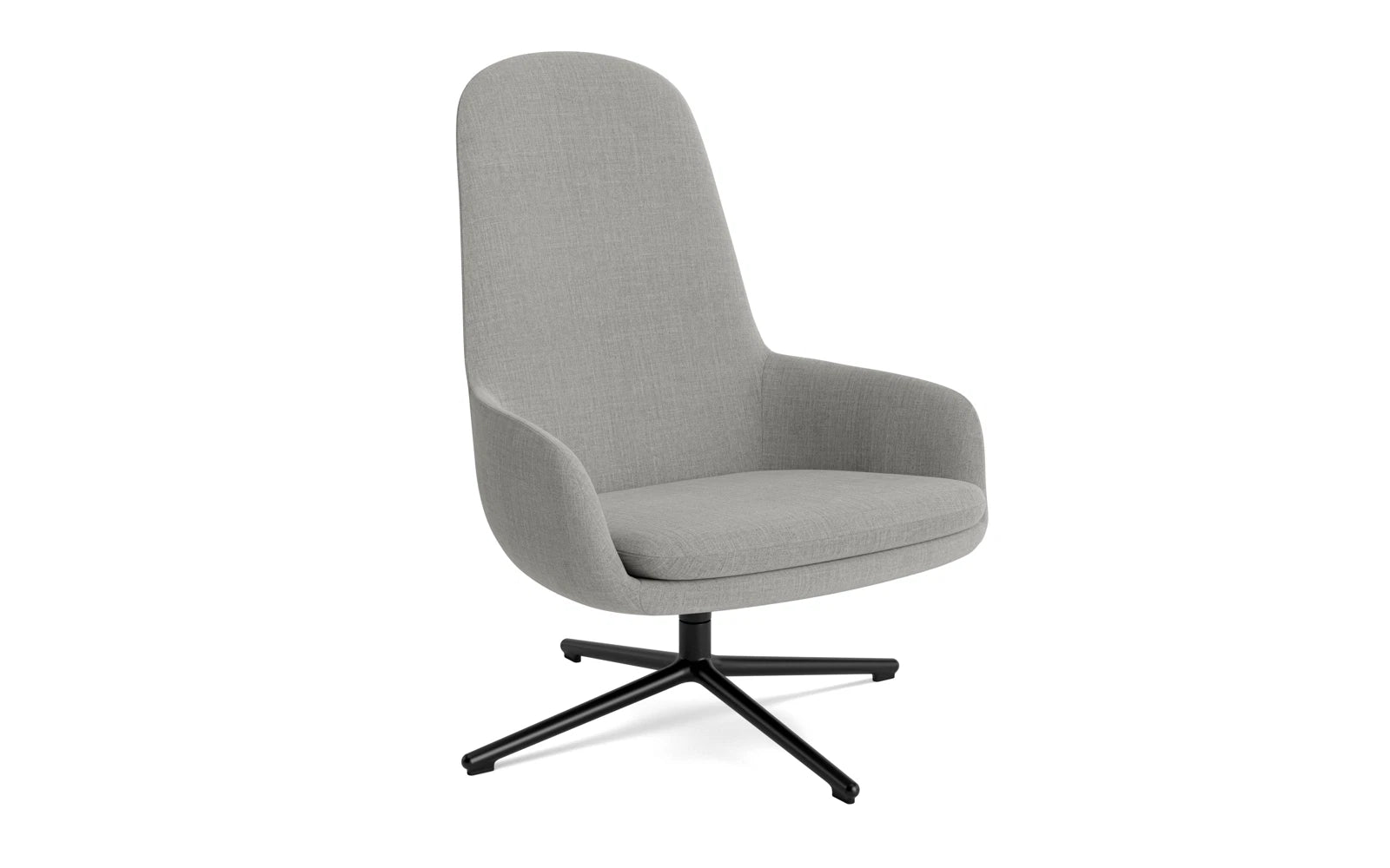 Der Era Drehsessel von Normann Copenhagen: Zeitloses, kurviges Design, hoher Komfort, individuell gestaltbar, ideal zum Entspannen.