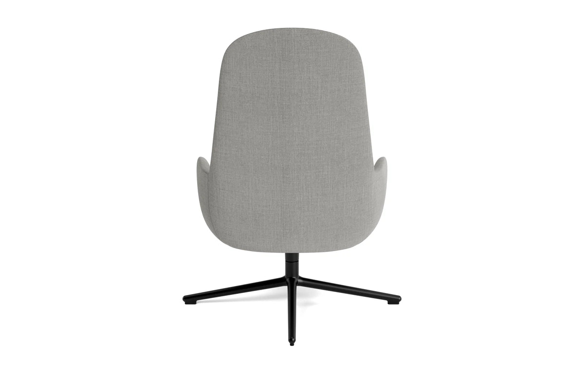 Era Lounge-Sessel hoch mit Drehgestell schwarzes Aluminium Remix in Remix 133 präsentiert im Onlineshop von KAQTU Design AG. Drehsessel ist von Normann Copenhagen