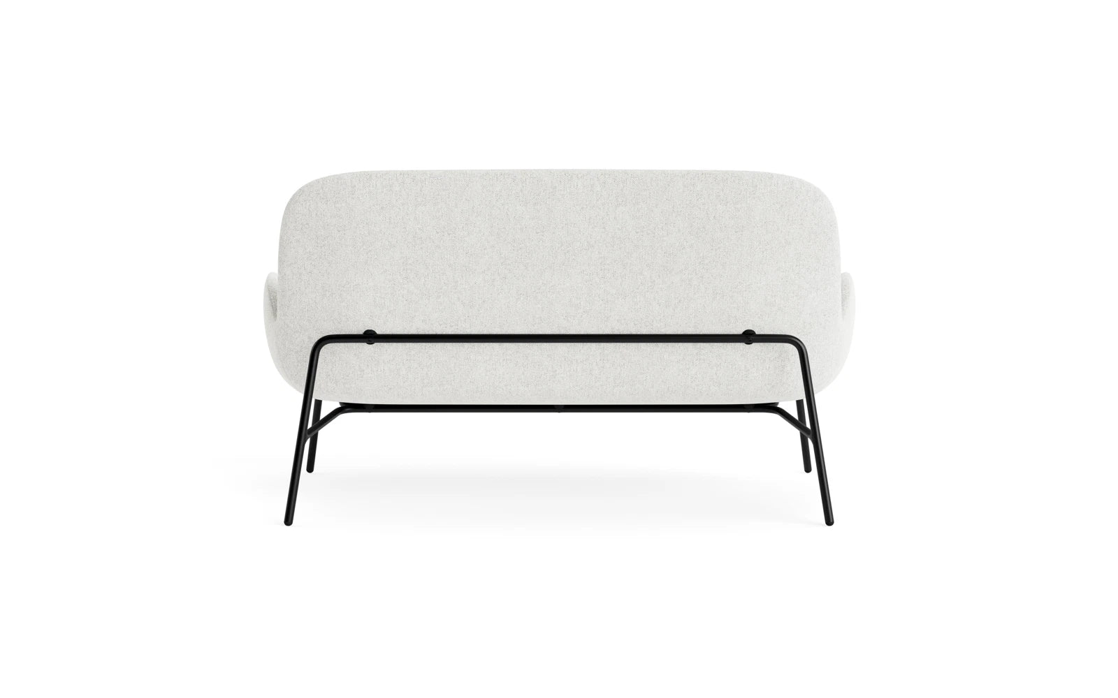 Entdecken Sie das Era Sofa von Normann Copenhagen: Elegantes Design, schwarzer Stahlrahmen und erstklassiger Komfort für stilvolle Wohnräume.