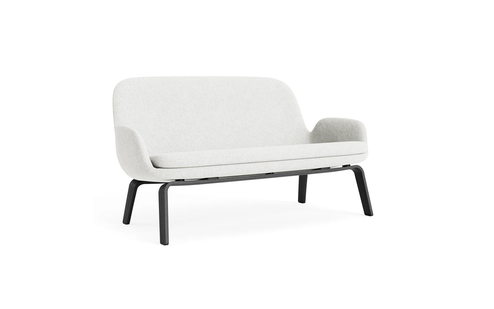 Era Sofa, schwarze Eiche Hallingdal in Hallingdal 110 präsentiert im Onlineshop von KAQTU Design AG. 2er Sofa ist von Normann Copenhagen