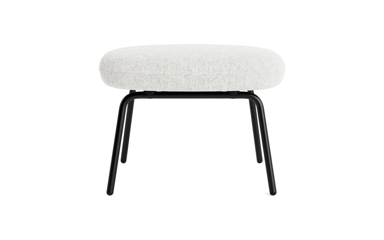 Erleben Sie den Era Fusshocker von Normann Copenhagen: Ein elegantes Design aus robustem Stahl und hochwertigem Hallingdal-Stoff, perfekt für jeden Raum.