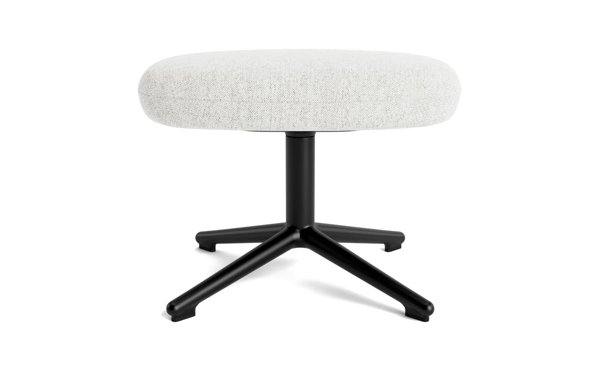 Era Fusshocker Swivel schwarzer Alu Hallingdal in Hallingdal 110 präsentiert im Onlineshop von KAQTU Design AG. Ottoman ist von Normann Copenhagen