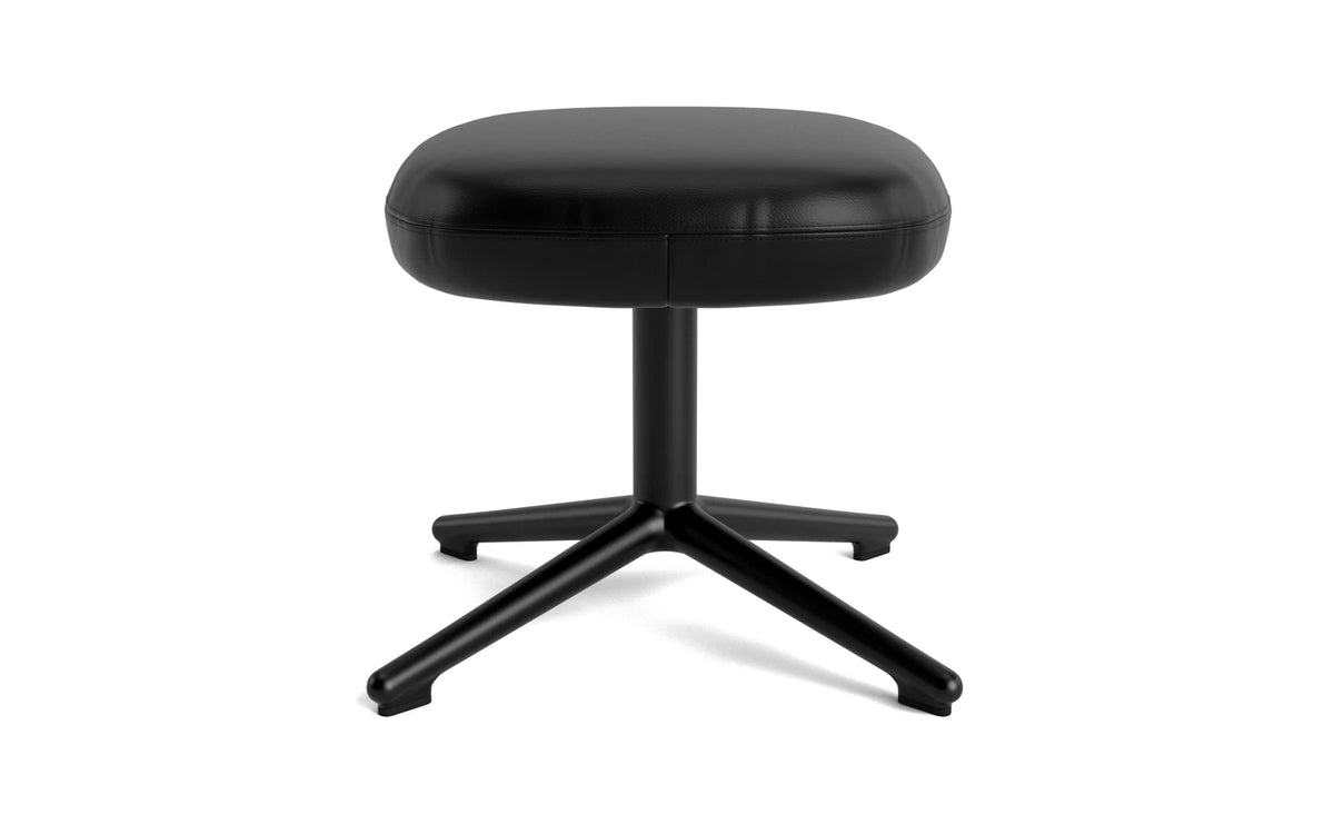 Era Fusshocker Swivel schwarzer Alu Ultra in Ultra 41599 präsentiert im Onlineshop von KAQTU Design AG. Ottoman ist von Normann Copenhagen