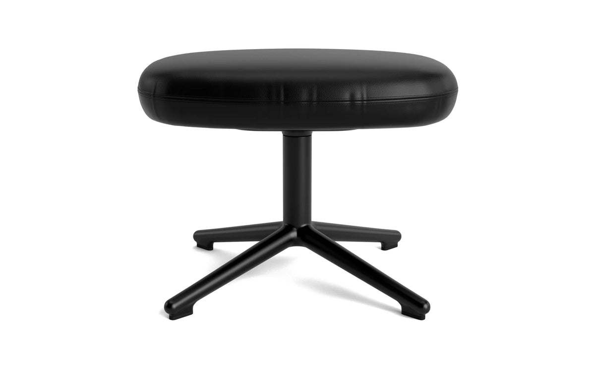 Era Fusshocker Swivel schwarzer Alu Ultra in Ultra 41599 präsentiert im Onlineshop von KAQTU Design AG. Ottoman ist von Normann Copenhagen