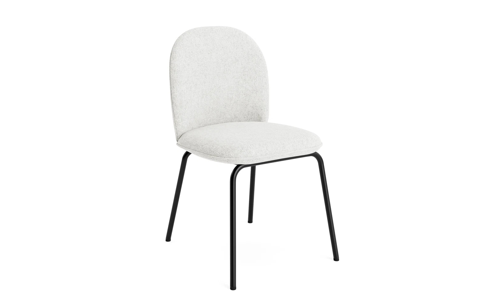 Ace Stuhl gepolstert, Schwarz Stahl, Hallingdal in Hallingdal 110 präsentiert im Onlineshop von KAQTU Design AG. Stuhl ist von Normann Copenhagen