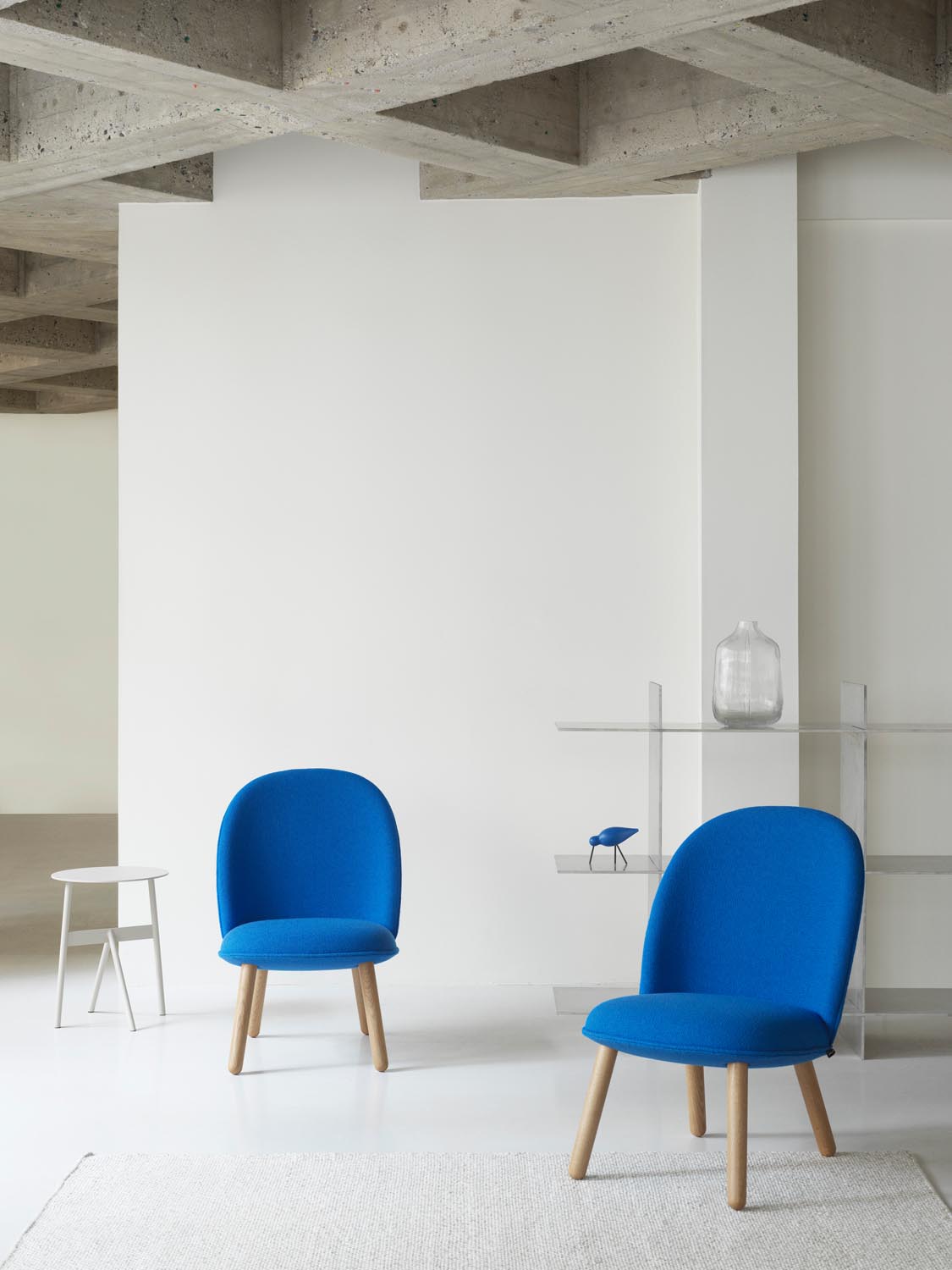 Ace Lounge-Sessel schwarzes Metallic City Velvet in City Velvet Vol. 2 027 präsentiert im Onlineshop von KAQTU Design AG. Sessel ist von Normann Copenhagen