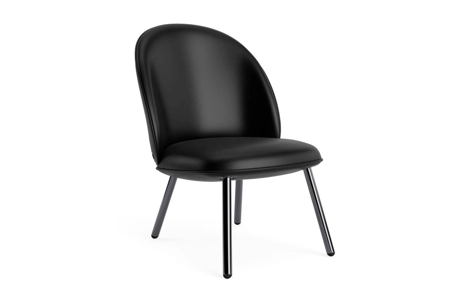 Ace Lounge-Sessel Schwarzes Metallic Stahl Ultra in Ultra 41599 präsentiert im Onlineshop von KAQTU Design AG. Sessel ist von Normann Copenhagen