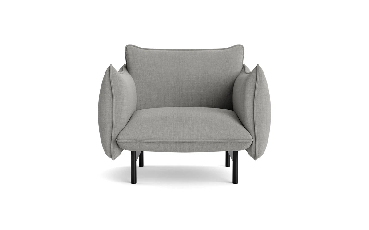 Ark Lounge-Sessel Schwarz Stahl Remix in Remix 133 präsentiert im Onlineshop von KAQTU Design AG. Sessel ist von Normann Copenhagen