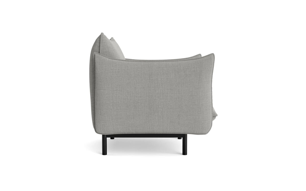 Ark Lounge-Sessel Schwarz Stahl Remix in Remix 133 präsentiert im Onlineshop von KAQTU Design AG. Sessel ist von Normann Copenhagen