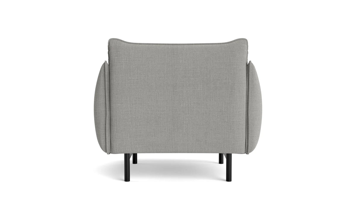 Ark Lounge-Sessel Schwarz Stahl Remix in Remix 133 präsentiert im Onlineshop von KAQTU Design AG. Sessel ist von Normann Copenhagen