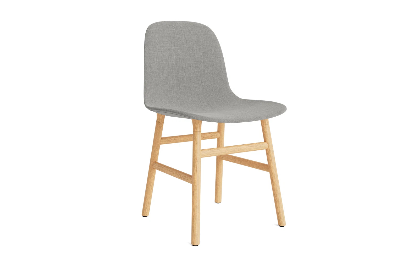 Der Form Stuhl gepolstert Schwarz Stahl Remix von Normann Copenhagen vereint stilvolle Eleganz mit optimalem Sitzkomfort. Perfekt für jedes Zuhause.