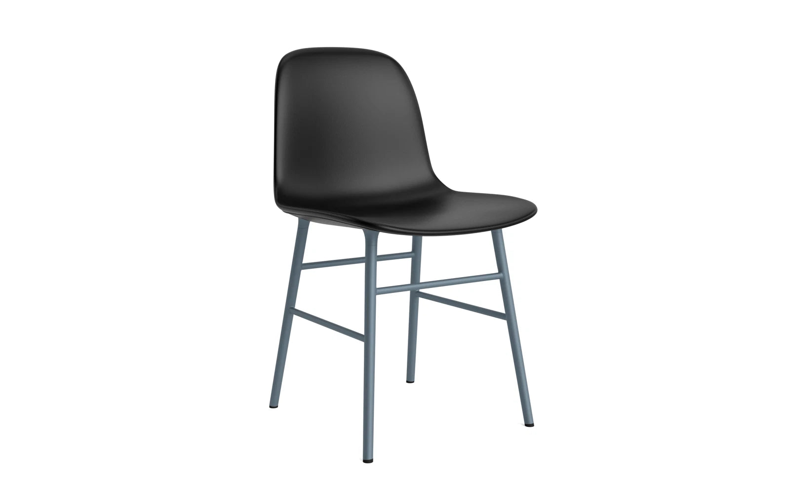 Form Stuhl gepolstert Blau Stahl Ultra in Ultra 41599 präsentiert im Onlineshop von KAQTU Design AG. Stuhl ist von Normann Copenhagen