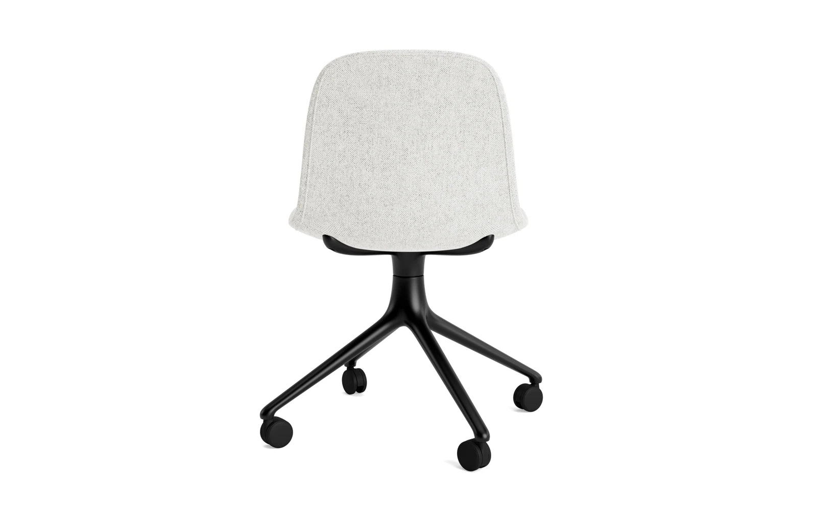 Erleben Sie den Form Drehstuhl 4W von Normann Copenhagen: Elegantes Aluminium, komfortable Vollpolsterung und vielseitige Anpassungsmöglichkeiten für stilvolle Räume.