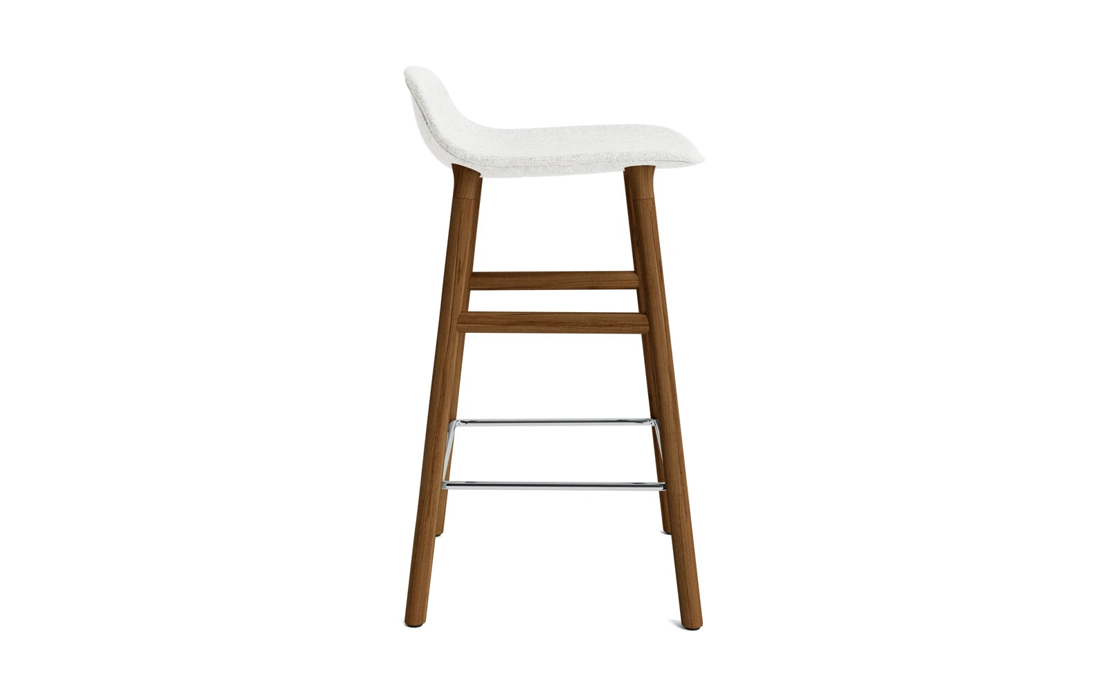 Genießen Sie den Form Barstuhl 65 cm in luxuriösem Walnuss Hallingdal – gepolstert für höchsten Sitzkomfort und zeitloses Design von Normann Copenhagen.