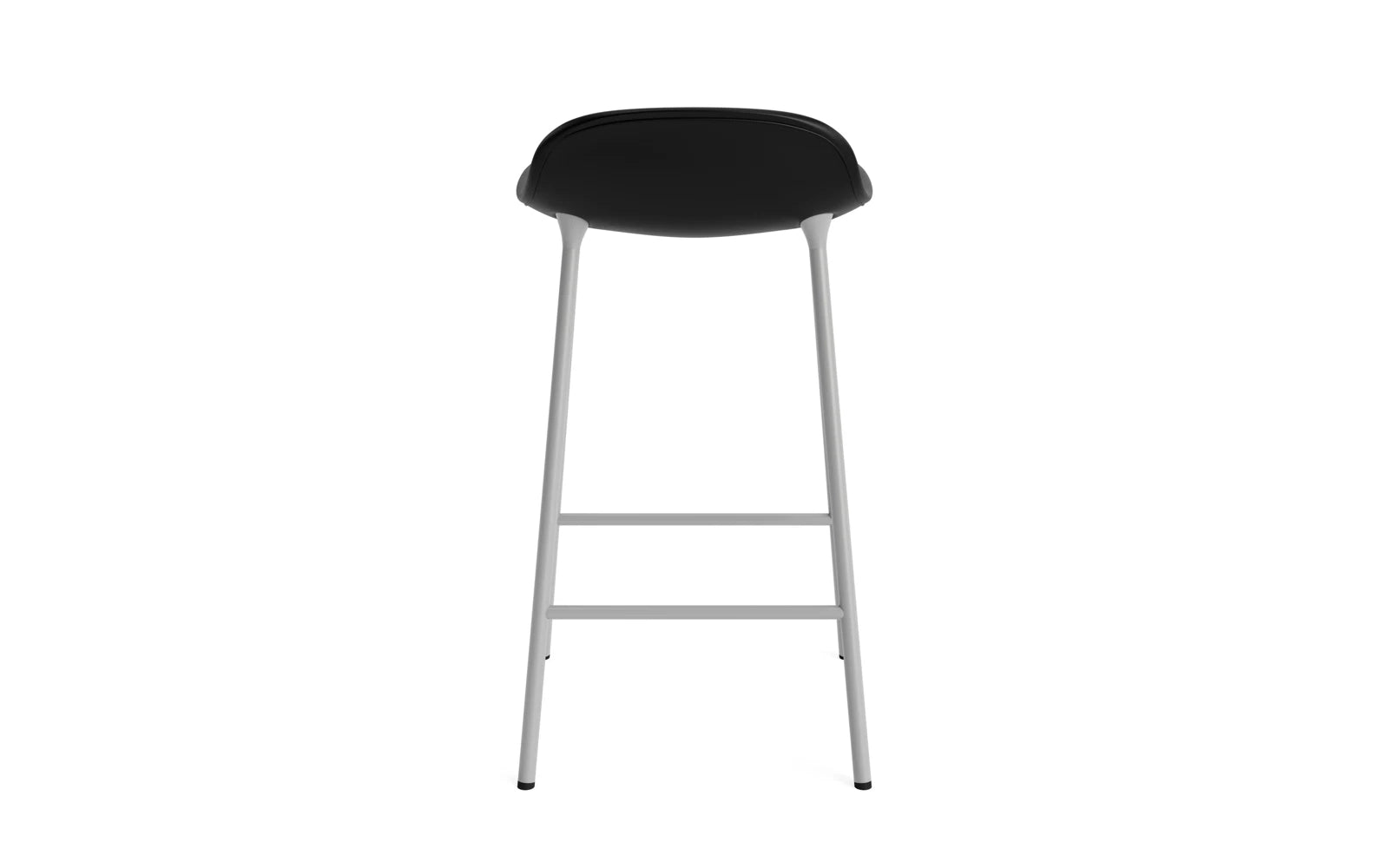 Erleben Sie den Form Barstuhl 65 cm in stilvollem Grau von Normann Copenhagen – gepolstert für höchsten Komfort und modernes skandinavisches Design.