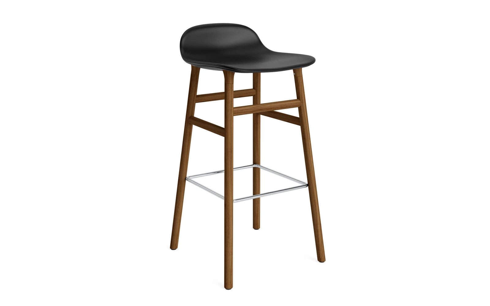 Form Barstuhl 75 cm gepolstert Walnuss Ultra in Ultra 41599 präsentiert im Onlineshop von KAQTU Design AG. Barstuhl ist von Normann Copenhagen