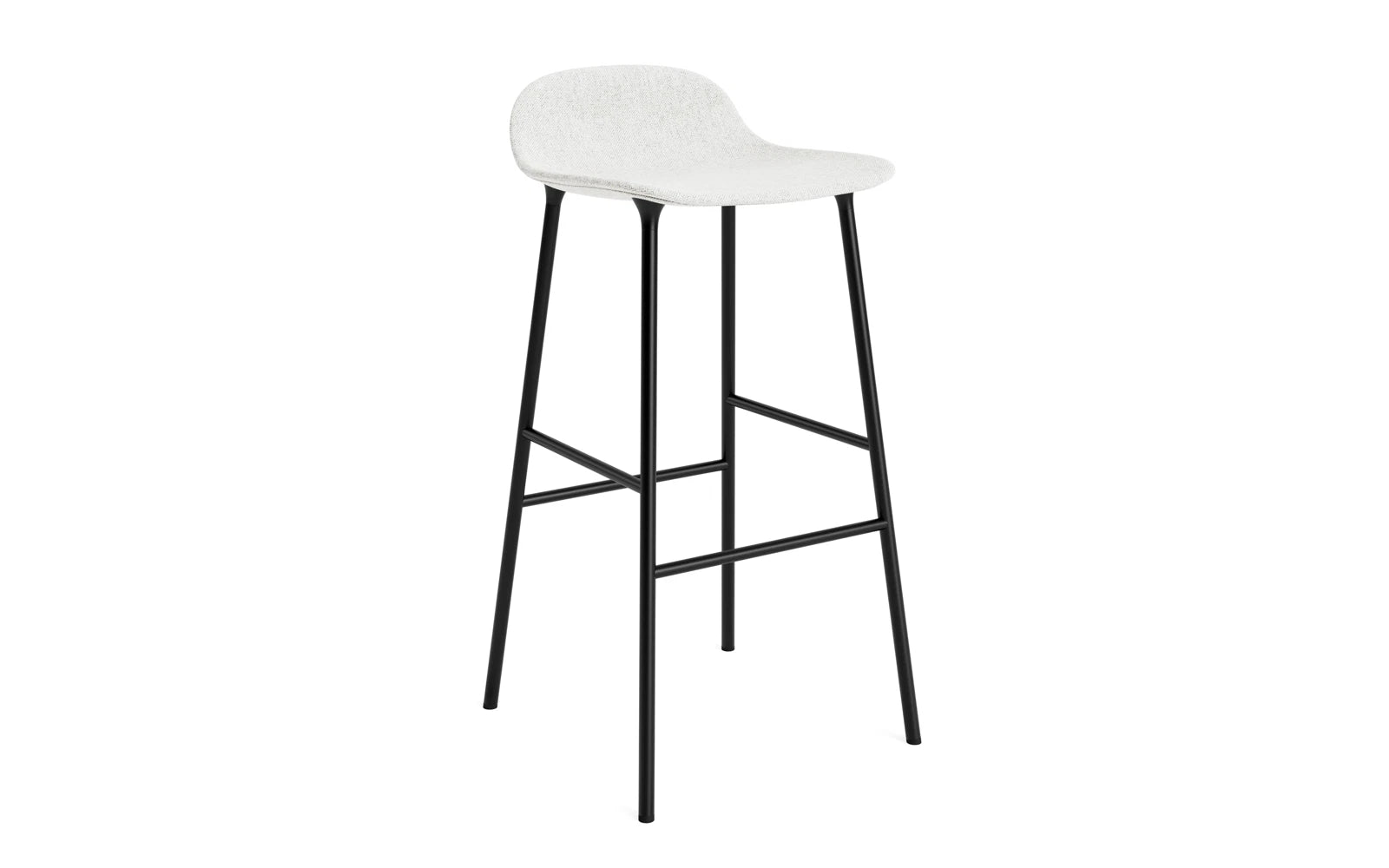 Form Barstuhl 75 cm gepolstert Stahl schwarz Hallingdal in Hallingdal 110 präsentiert im Onlineshop von KAQTU Design AG. Barstuhl ist von Normann Copenhagen