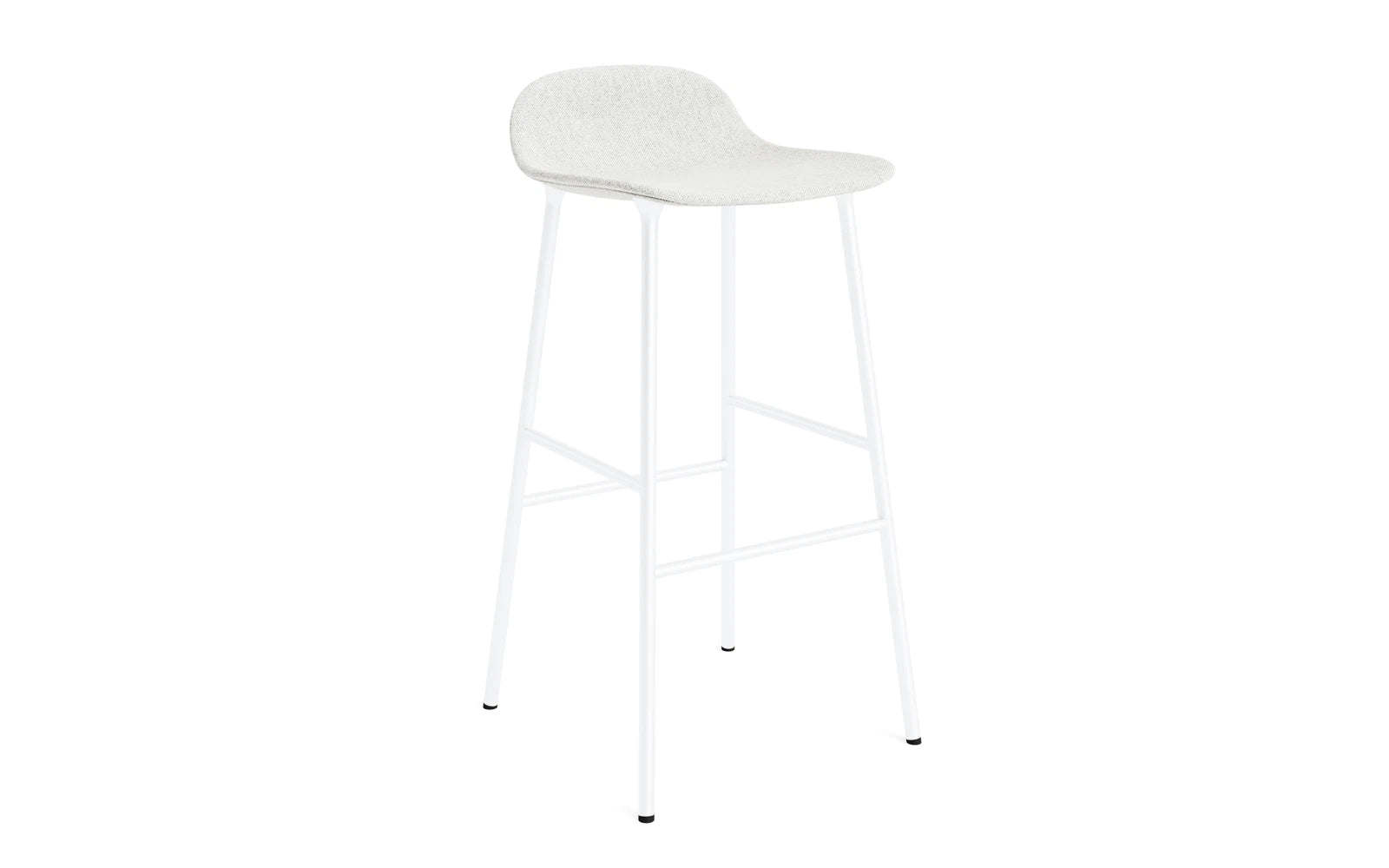 Form Barstuhl 75 cm gepolstert Stahl Weiss Hallingdal in Hallingdal 110 präsentiert im Onlineshop von KAQTU Design AG. Barstuhl ist von Normann Copenhagen