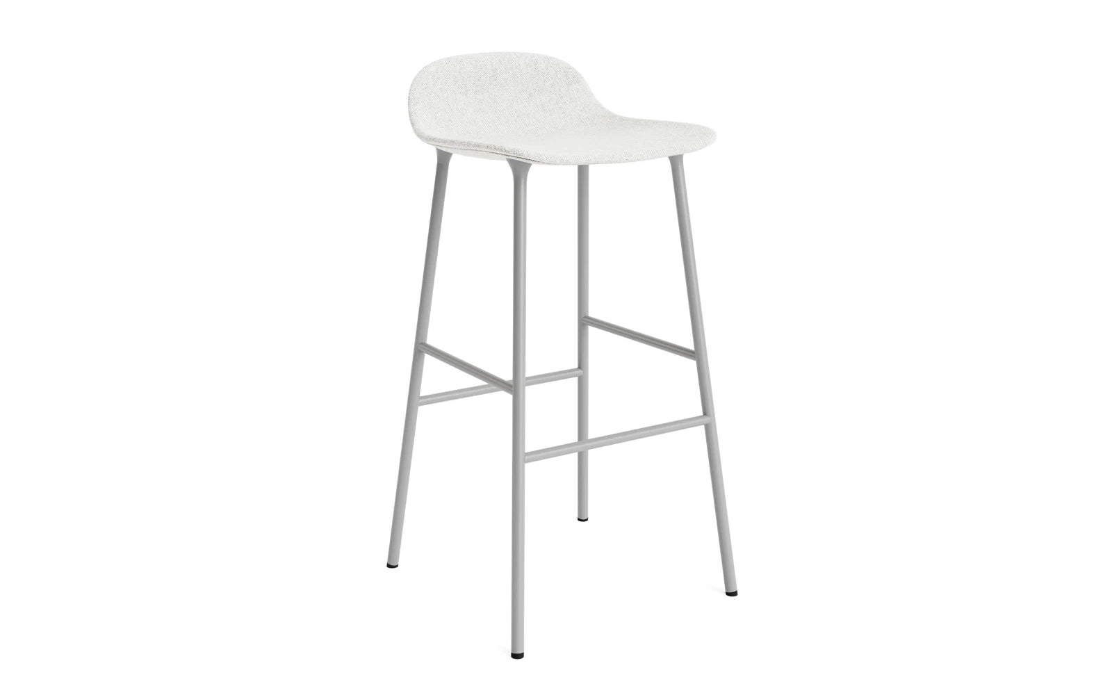 Form Barstuhl 75 cm gepolstert Stahl grau Hallingdal in Hallingdal 110 präsentiert im Onlineshop von KAQTU Design AG. Barstuhl ist von Normann Copenhagen